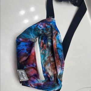 The cutest Herschel tie dye belt bag- brand new condition so cute